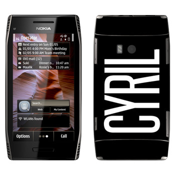   «Cyril»   Nokia X7-00