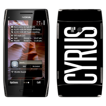   «Cyrus»   Nokia X7-00