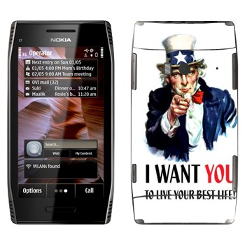   « : I want you!»   Nokia X7-00
