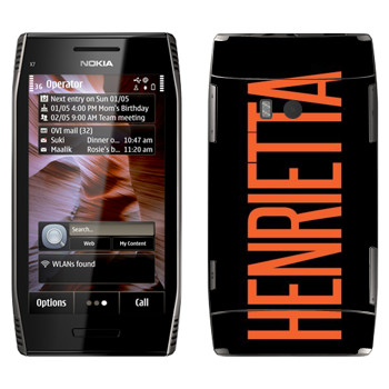   «Henrietta»   Nokia X7-00