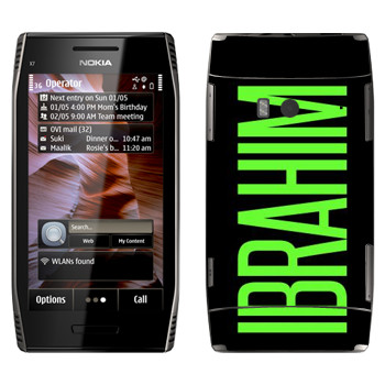   «Ibrahim»   Nokia X7-00
