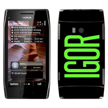   «Igor»   Nokia X7-00
