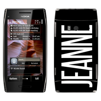   «Jeanne»   Nokia X7-00