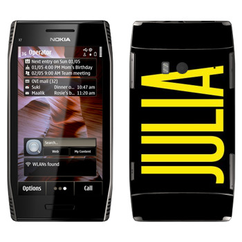   «Julia»   Nokia X7-00