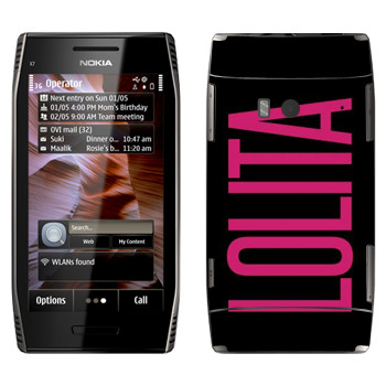   «Lolita»   Nokia X7-00