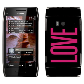   «Love»   Nokia X7-00