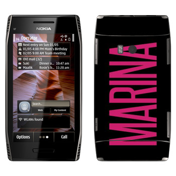   «Marina»   Nokia X7-00