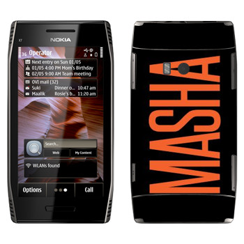   «Masha»   Nokia X7-00