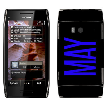   «May»   Nokia X7-00