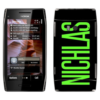   «Nichlas»   Nokia X7-00