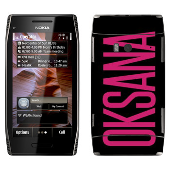   «Oksana»   Nokia X7-00