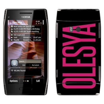   «Olesya»   Nokia X7-00
