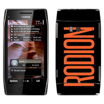   «Rodion»   Nokia X7-00