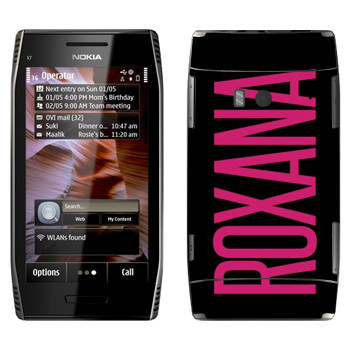   «Roxana»   Nokia X7-00