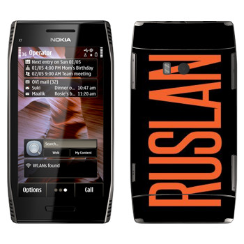   «Ruslan»   Nokia X7-00