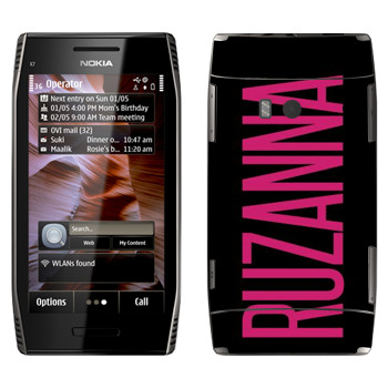   «Ruzanna»   Nokia X7-00