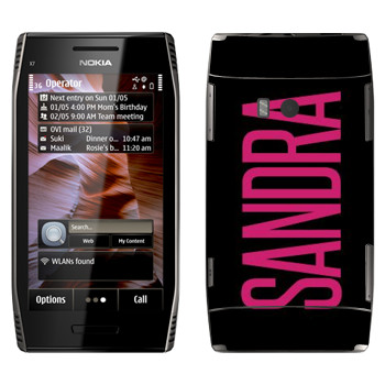   «Sandra»   Nokia X7-00