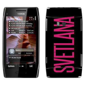   «Svetlana»   Nokia X7-00