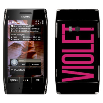  «Violet»   Nokia X7-00