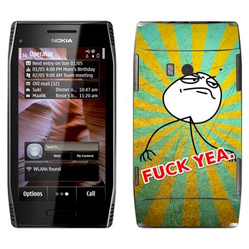   «Fuck yea»   Nokia X7-00