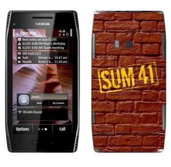   «- Sum 41»   Nokia X7-00