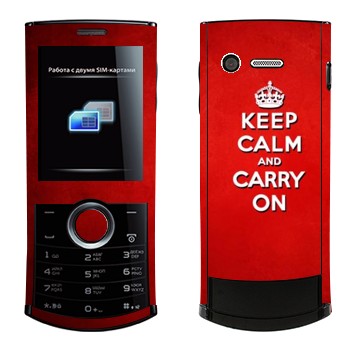   «Keep calm and carry on - »   Philips Xenium X503