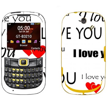   «I Love You -   »   Samsung B3210