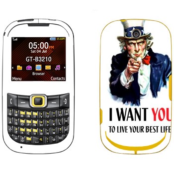   « : I want you!»   Samsung B3210