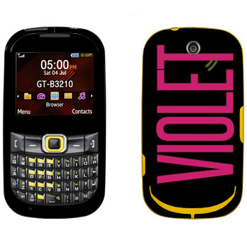   «Violet»   Samsung B3210