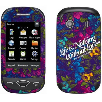   « Life is nothing without Love  »   Samsung B3410