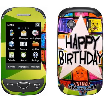   «  Happy birthday»   Samsung B3410