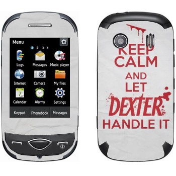   «Keep Calm and let Dexter handle it»   Samsung B3410