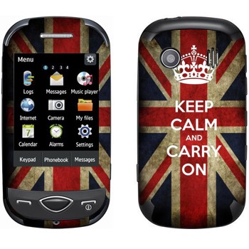   «Keep calm and carry on»   Samsung B3410