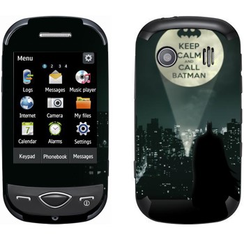   «Keep calm and call Batman»   Samsung B3410
