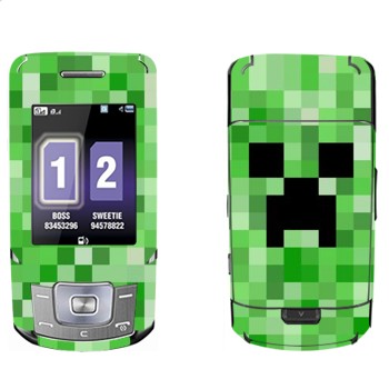   «Creeper face - Minecraft»   Samsung B5702