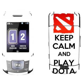   «Keep calm and Play DOTA»   Samsung B5702