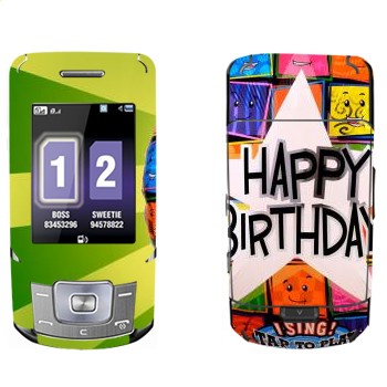   «  Happy birthday»   Samsung B5702