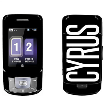   «Cyrus»   Samsung B5702