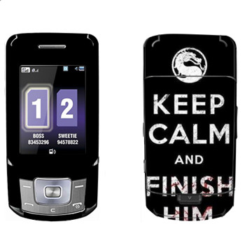   «Keep calm and Finish him Mortal Kombat»   Samsung B5702