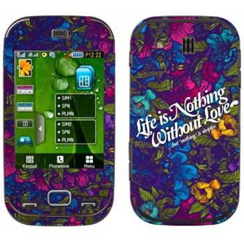   « Life is nothing without Love  »   Samsung B5722 Duos