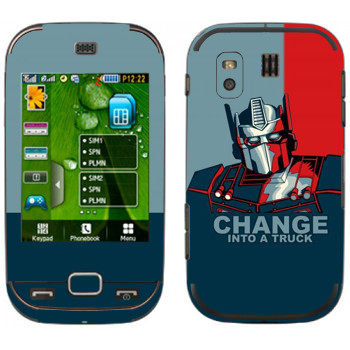   « : Change into a truck»   Samsung B5722 Duos