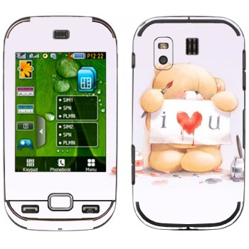   «  - I love You»   Samsung B5722 Duos