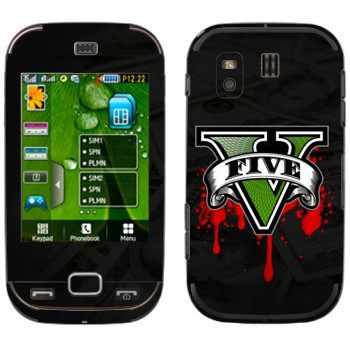  «GTA 5 - logo blood»   Samsung B5722 Duos