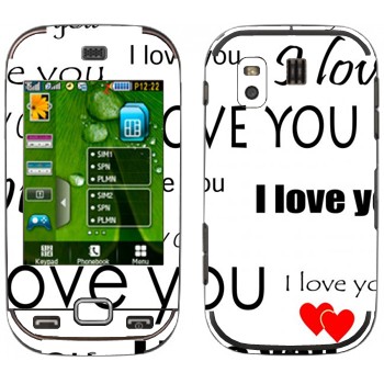   «I Love You -   »   Samsung B5722 Duos