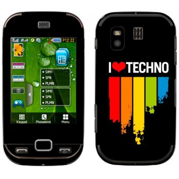   «I love techno»   Samsung B5722 Duos
