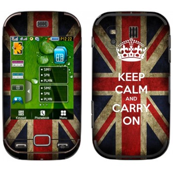   «Keep calm and carry on»   Samsung B5722 Duos