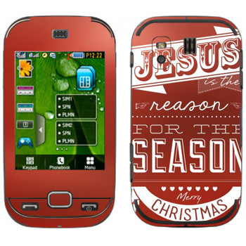   «Jesus is the reason for the season»   Samsung B5722 Duos