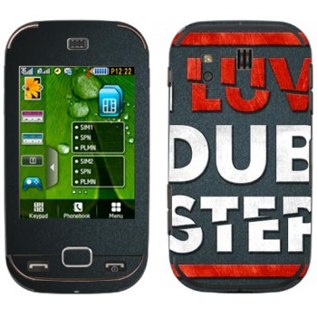   «I love Dubstep»   Samsung B5722 Duos