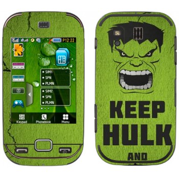   «Keep Hulk and»   Samsung B5722 Duos