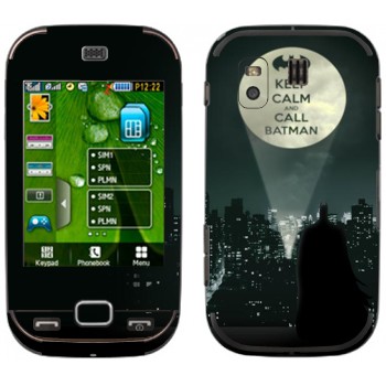  «Keep calm and call Batman»   Samsung B5722 Duos